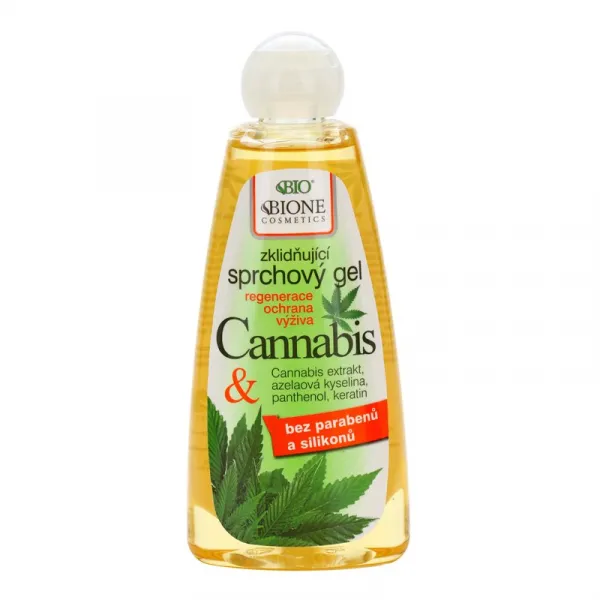 Bione Cosmetics Cannabis upokojujúci sprchový gél 260 ml