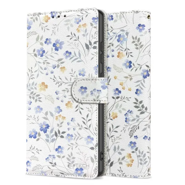 Tech-Protect Wallet knižkové puzdro na Samsung Galaxy A56 5G, spring flowers