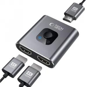 Tech-Protect HB07 HUB adaptér 2x HDMI 4K, šedý