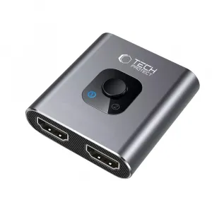 Tech-Protect HB07 HUB adaptér 2x HDMI 4K, šedý