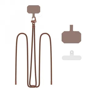 Tech-Protect C5S Crossbody popruh, hnedý