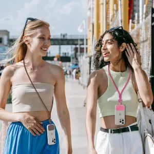 Tech-Protect C5S Crossbody popruh, hnedý