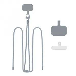 Tech-Protect C5S Crossbody popruh, sivý