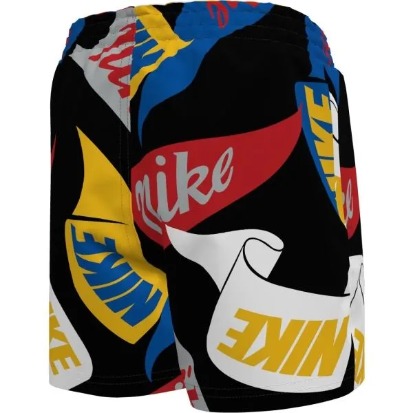Nike NIKE TOSSED FLAGS Chlapčenské plavky, čierna, veľkosť