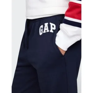 GAP V-FRCH HERITAGE LOGO Chlapčenské tepláky, tmavo modrá, veľkosť