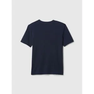 GAP V-BAS LOGO Chlapčenské tričko, tmavo modrá, veľkosť