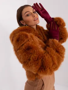 Gloves-AT-RK-238601.25P-burgundy