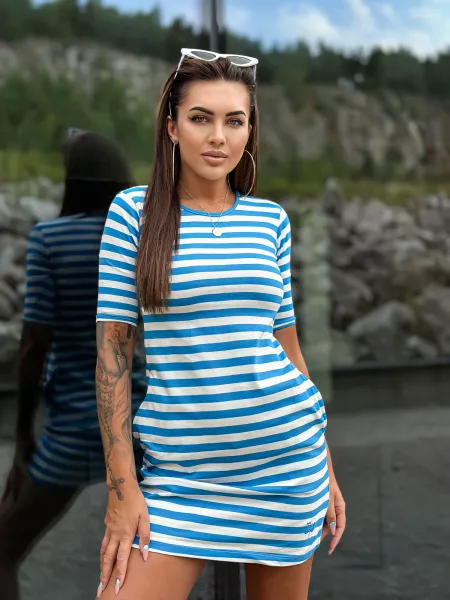 Dress-TW-SK-2092.83P-white-blue