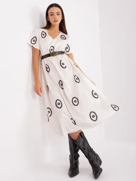 Dress-DHJ-SK-17260.90-ecru