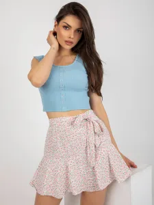 Skirt-NM-SD-AB031.56P-White-Pink