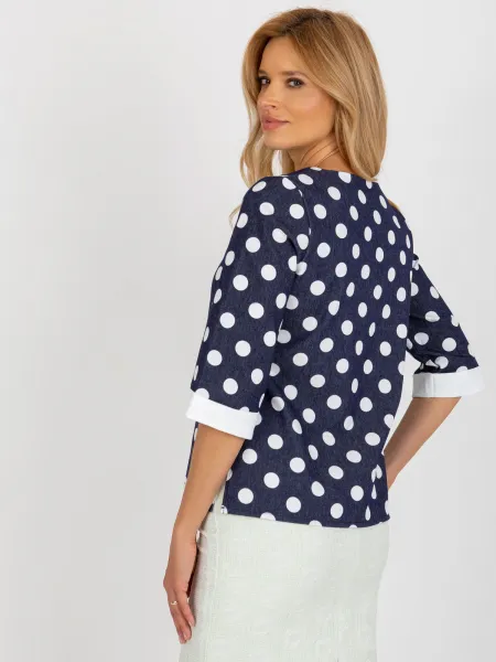 Blouse-LK-BZ-506755.56P-navy blue
