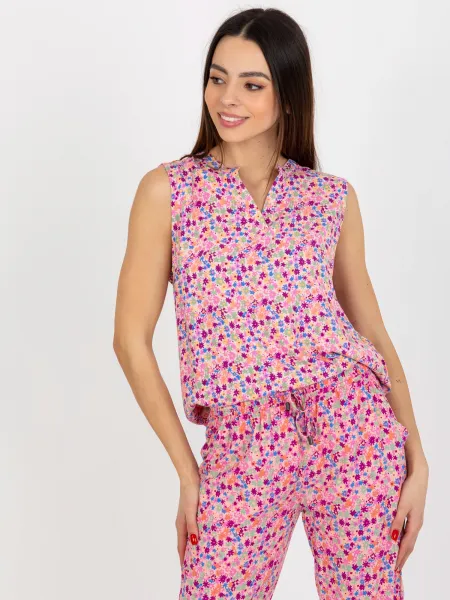 Blouse-D73771R11115A-pink