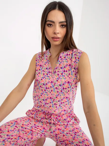 Blouse-D73771R11115A-pink
