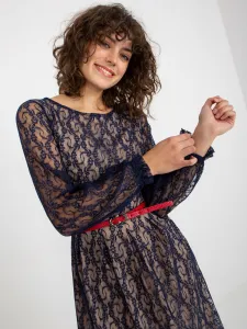 Dress-LK-SK-507018.60P-navy blue