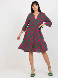 Dress-D73771M30214G-green