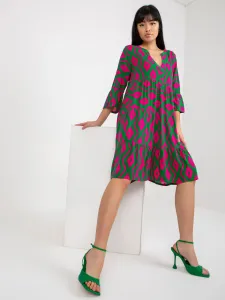 Dress-D73771M30214G-green