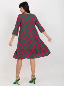 Dress-D73771M30214G-green