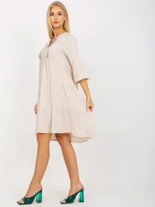 Dress-D73761M30214A1EN-light beige