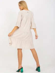 Dress-D73761M30214A1EN-light beige