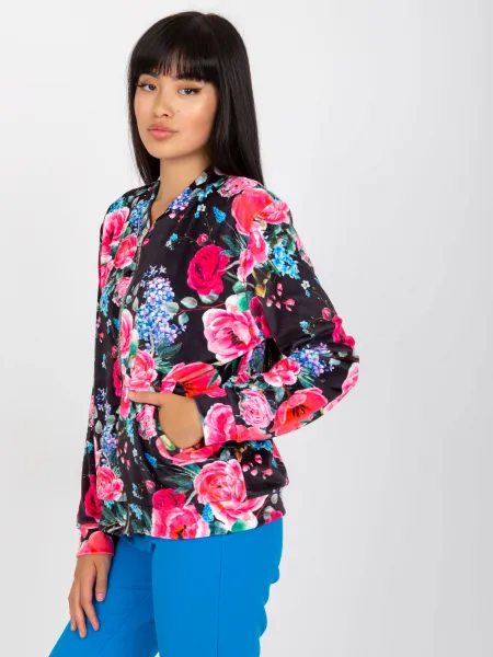 Sweatshirt-RV-BL-8116.86P-black-pink