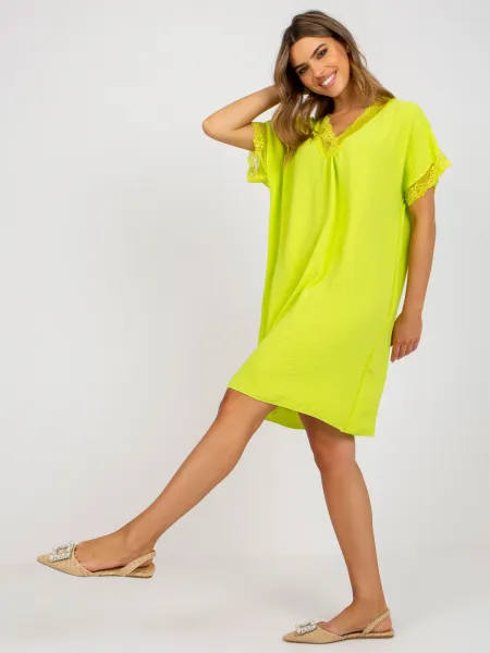 Dress-DHJ-SK-0123.60P-Lime