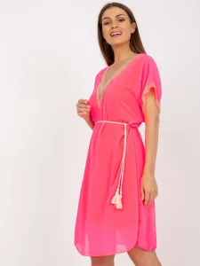 Dress-DHJ-SK-1508.12-fluo pink