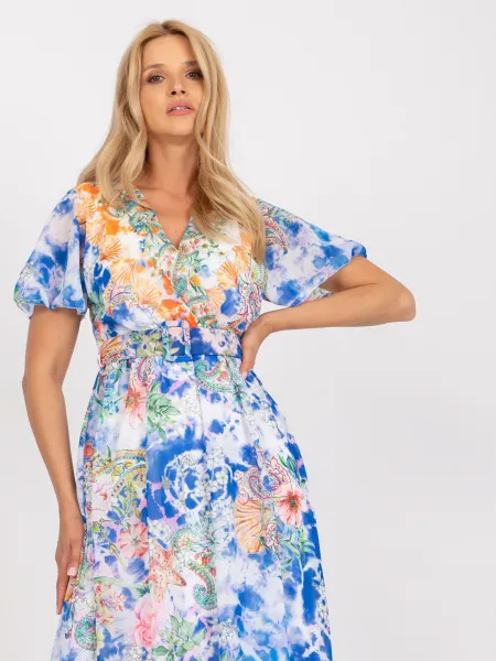 Dress-DHJ-SK-15967-1.01P-white-blue