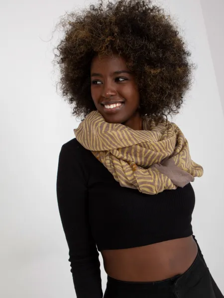 Scarf-AT-KM-S-6221-dark beige