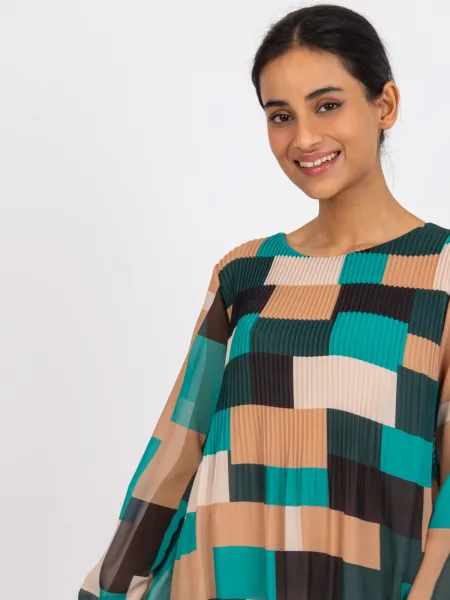 Blouse-DHJ-BZ-8643.38P-dark green