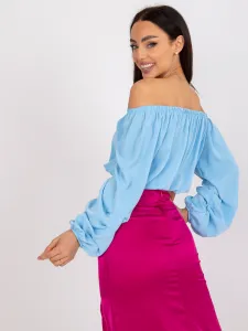 Blouse-DHJ-BZ-6816.57-light blue
