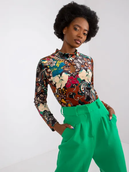 Blouse-DHJ-BZ-6291-1.77P-brown