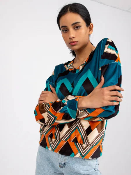 Blouse-DHJ-BZ-6033-1.49P-Sea