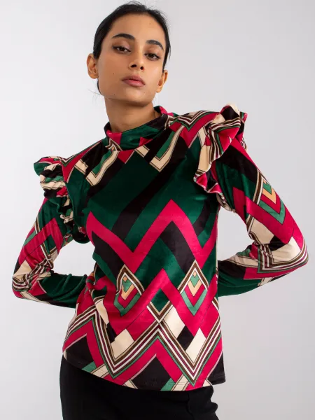 Blouse-DHJ-BZ-6533C-1.81P-dark green