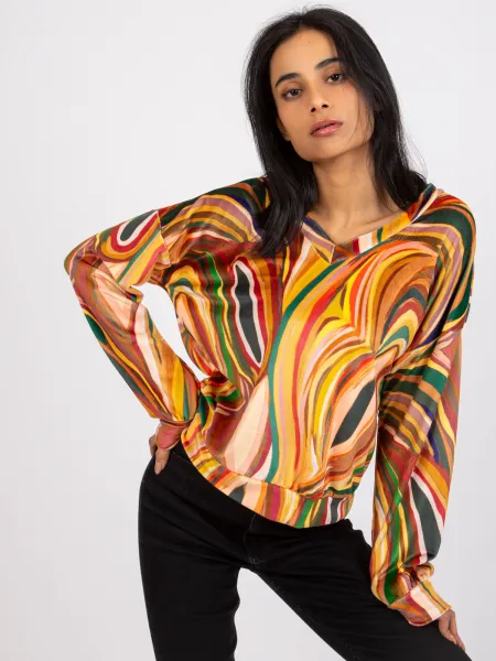 Blouse-DHJ-BZ-6033.21P-dark yellow