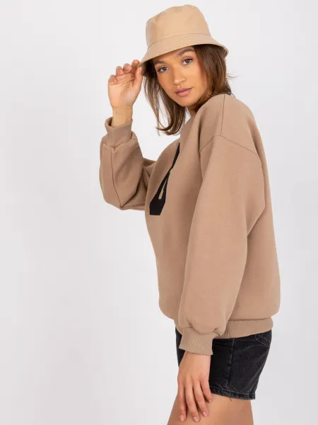 Sweatshirt-EM-BL-617/G.11-dark beige