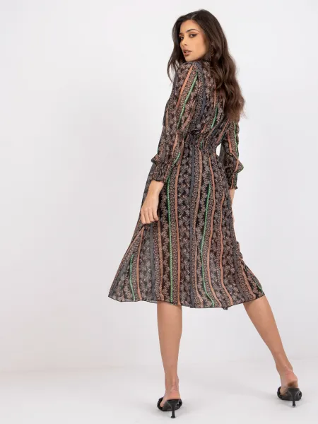 Dress-DHJ-SK-15177-1.04P-black-beige