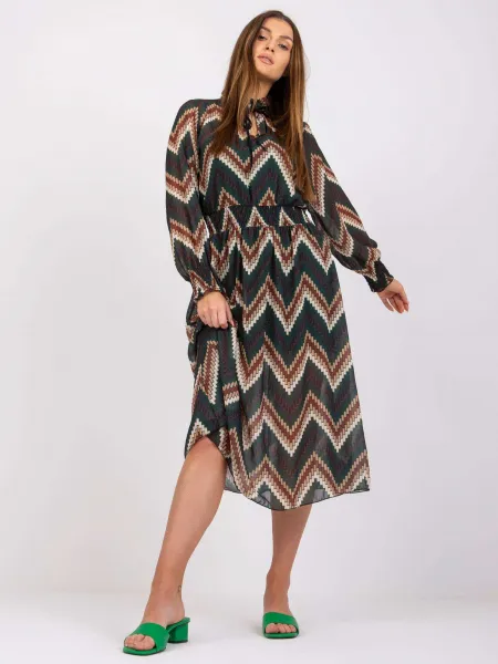 Dress-DHJ-SK-15177.06P-dark green