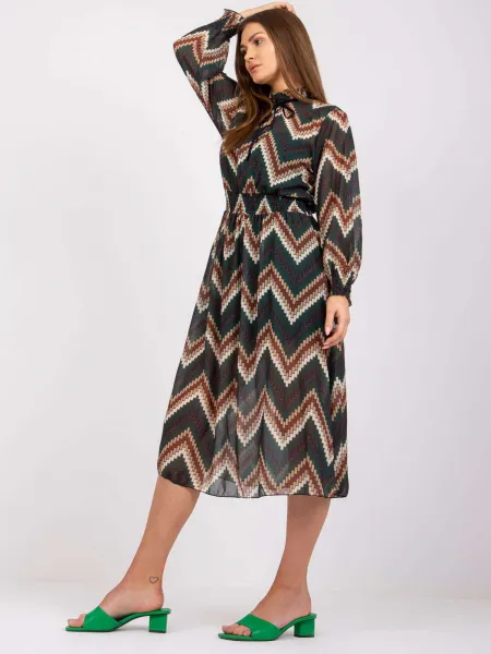 Dress-DHJ-SK-15177.06P-dark green