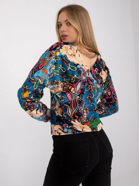 Blouse-DHJ-BZ-6550-3.14P-dark blue