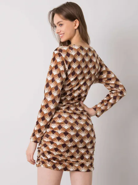 Dress-DHJ-SK-12695.26P-light brown