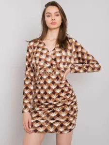 Dress-DHJ-SK-12695.26P-light brown
