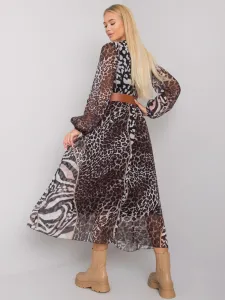 Dress-LC-SK-22K-3038-2.80P-Black-Beige