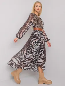 Dress-LC-SK-22K-3038-2.80P-Black-Beige