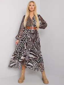 Dress-LC-SK-22K-3038-2.80P-Black-Beige