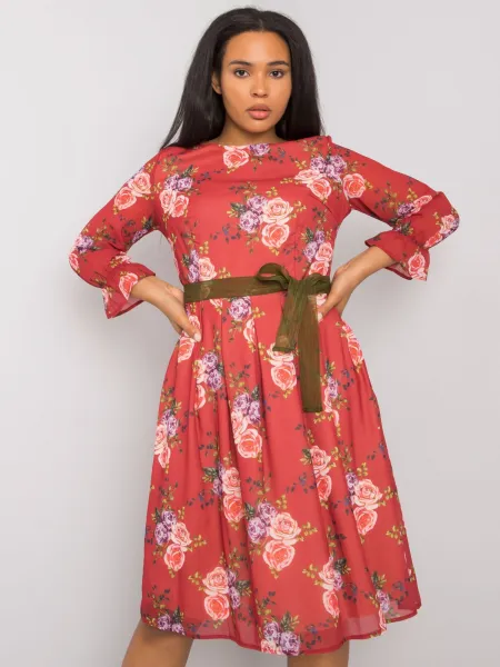 Dress-LK-SK-507267.28-burgundy