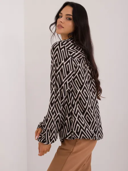 Blouse-D73771M11186B-black-beige