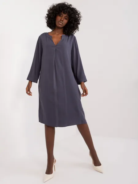 Dress-D73761M30430A-navy blue