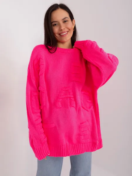 Sweater-BA-SW-8053.31-fluo pink
