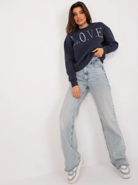 Sweatshirt-D10606BA02565C-navy blue