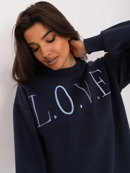 Sweatshirt-D10606BA02565C-navy blue